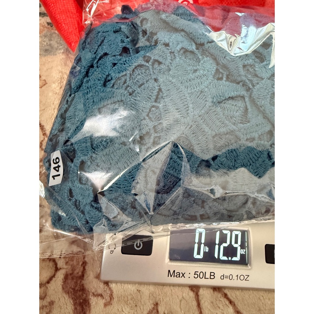 ASTR The Label Teal Blue Floral Lace Midi Dress Sleeveless Cami Wedding Guest M - Picture 12 of 12